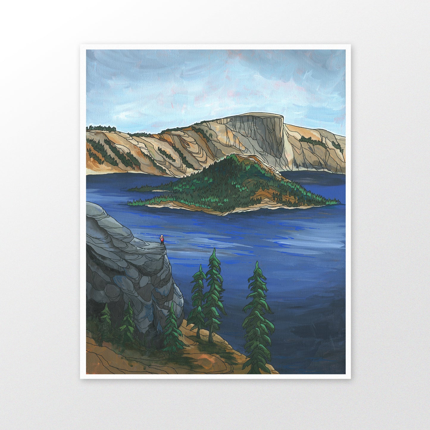 Crater Lake Summer art print