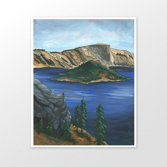 Crater Lake Summer art print