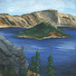 Crater Lake Summer art print