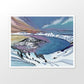 Crater Lake Winter art print