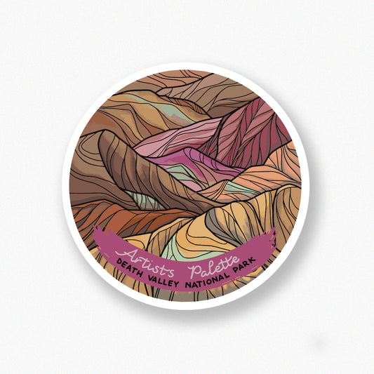 Death Valley Artists Palette sticker