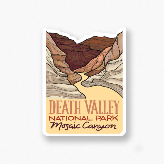 Death Valley Mosaic Canyon sticker