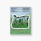 Eugene Oregon state shape sticker