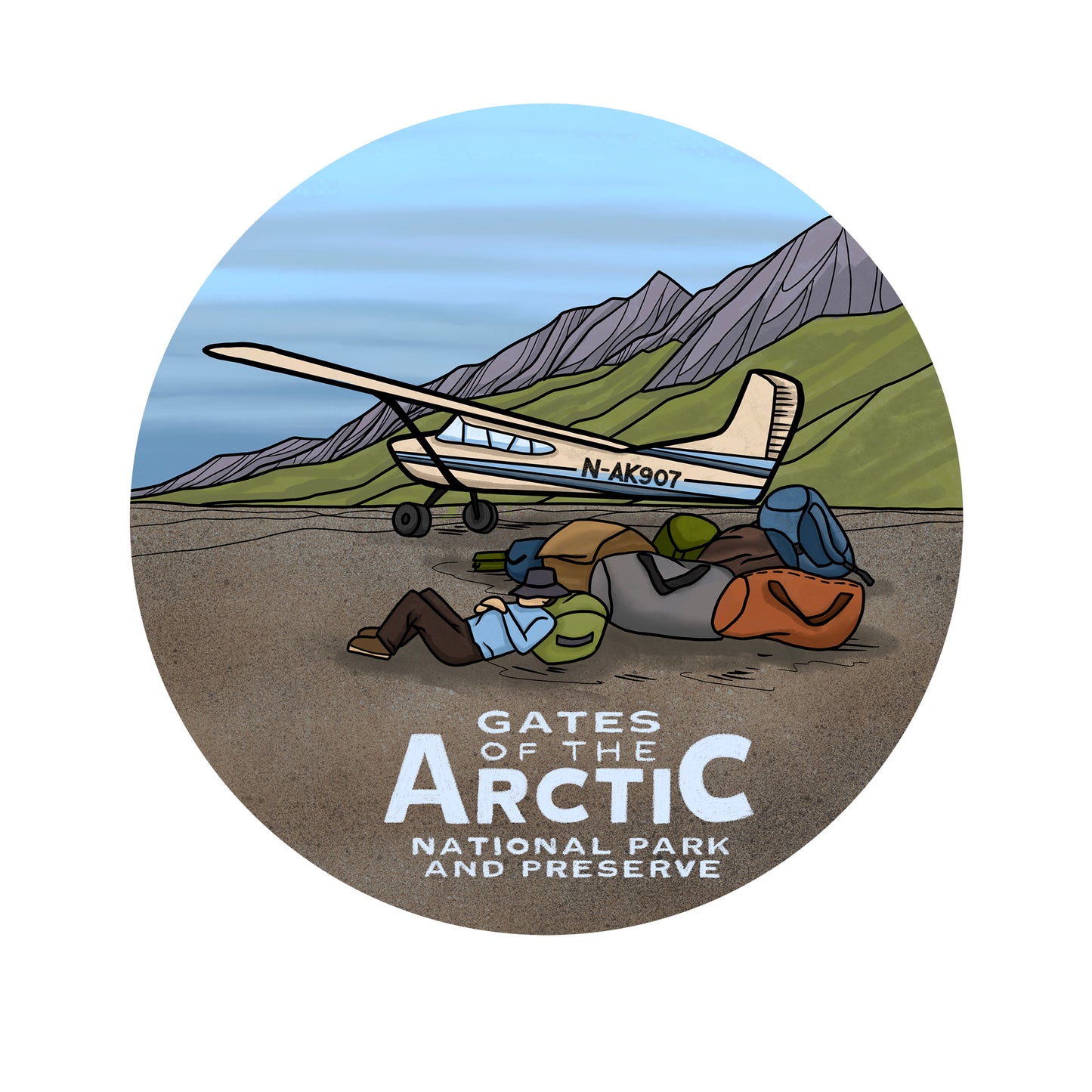 Gates of the Arctic sticker