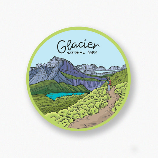 Glacier Grinnell sticker