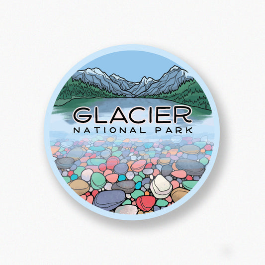 Glacier Lake McDonald sticker