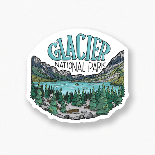 Glacier St. Mary Lake sticker