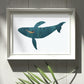 Humpback Whale Diver art print