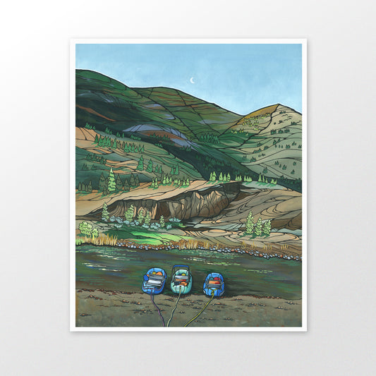 John Day Rafting art print