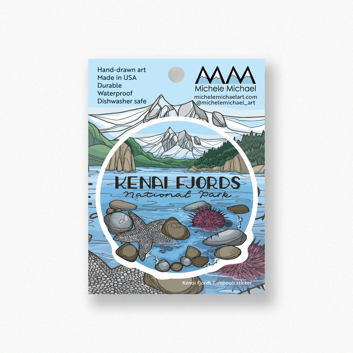 Kenai Fjords Tidepools sticker