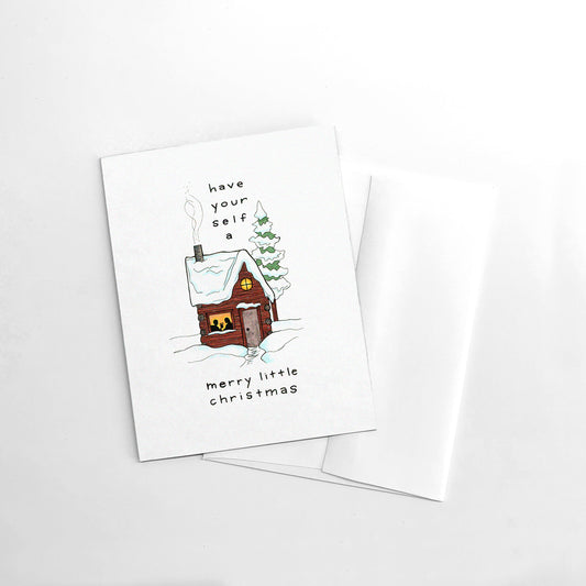 Merry Little Christmas holiday card