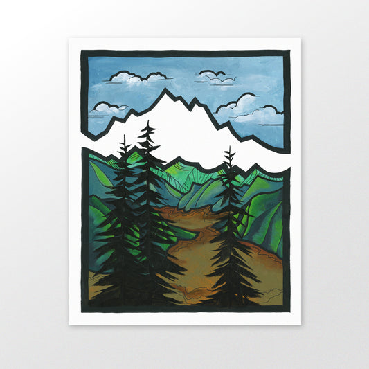 Lost Mountain art print