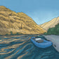 Lower Deschutes Rafting art print