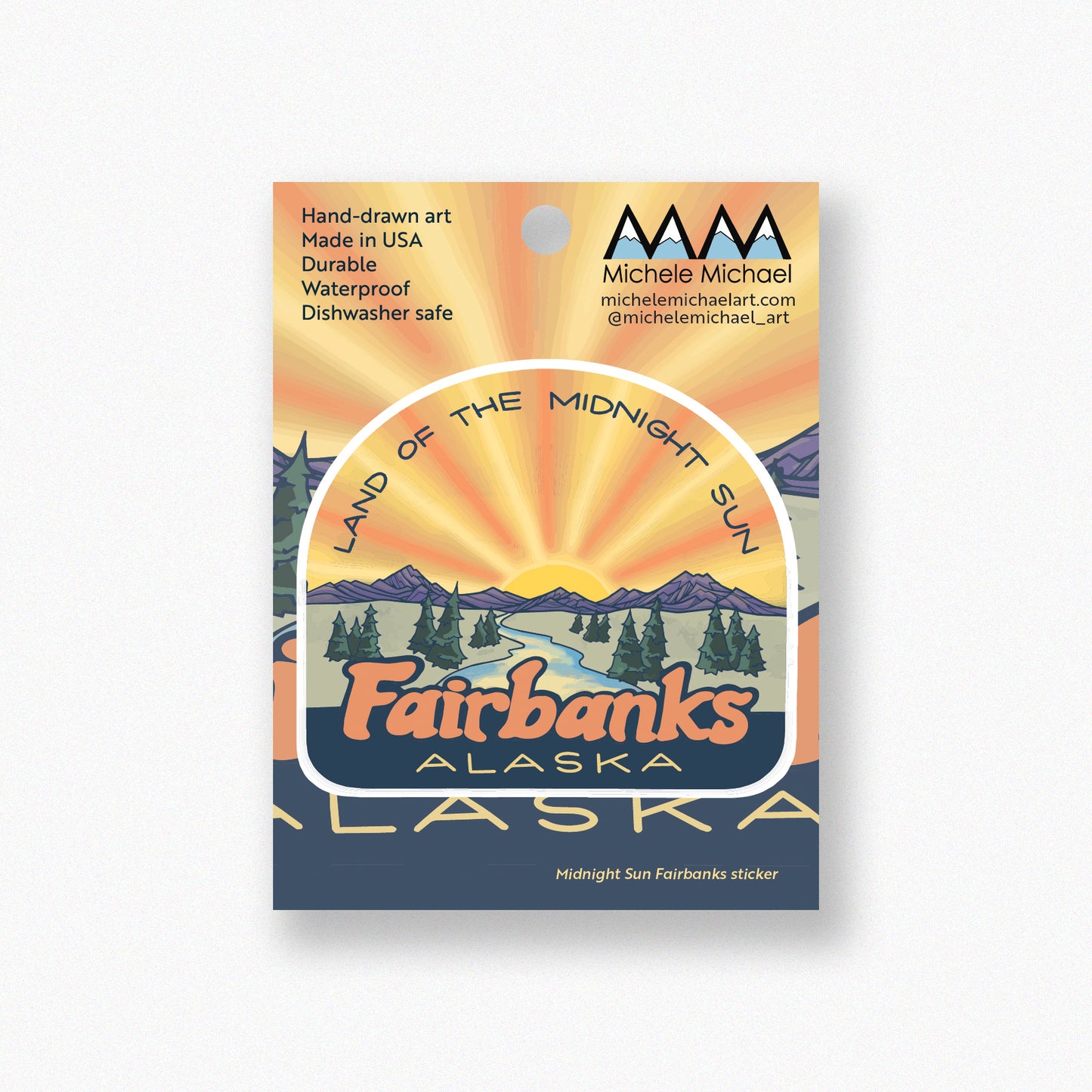 Midnight Sun Fairbanks sticker