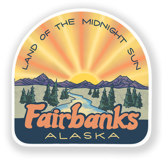 Midnight Sun Fairbanks sticker