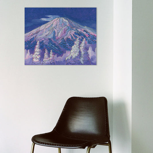 Mount Bachelor Sunrise original artwork