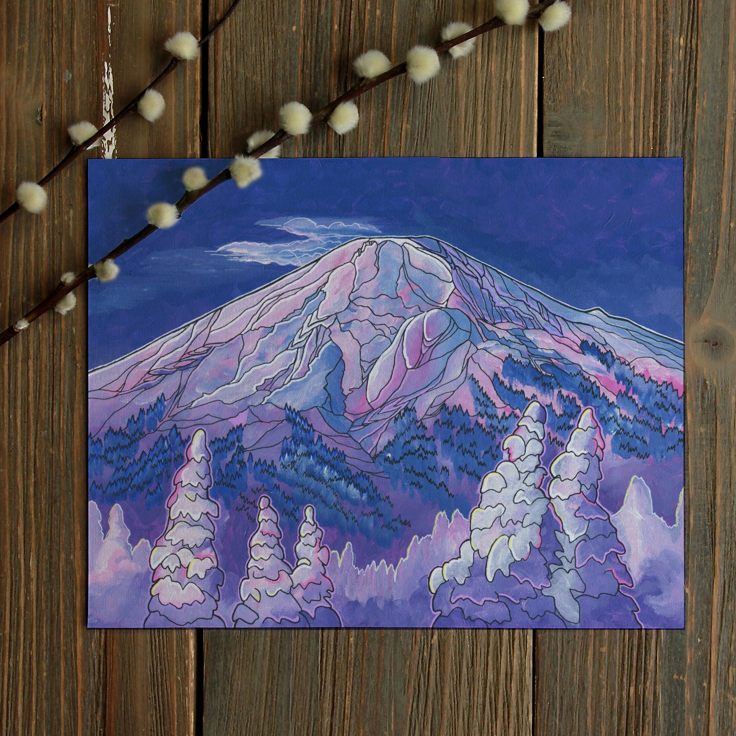 Mount Bachelor Sunrise art print