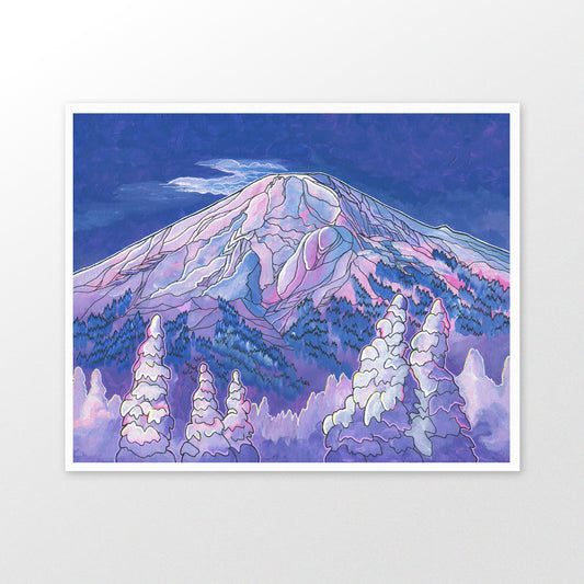 Mount Bachelor Sunrise art print