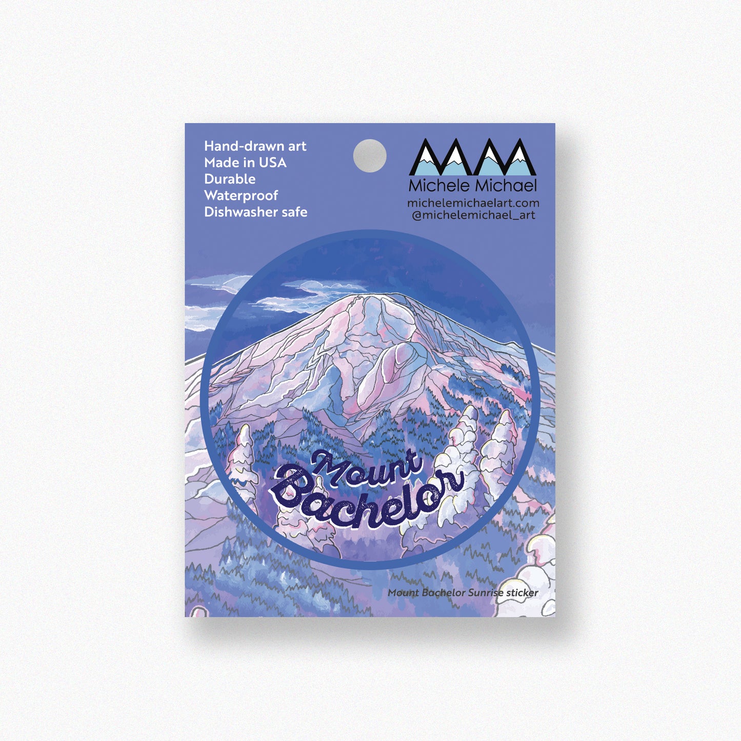 Mount Bachelor Sunrise sticker