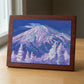 Mount Bachelor Sunrise wood panel print