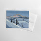 Mount Hood Winter greeting card