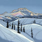Mount Hood Winter greeting card