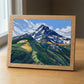 Mount Jefferson wood panel print