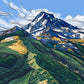 Mount Jefferson wood panel print