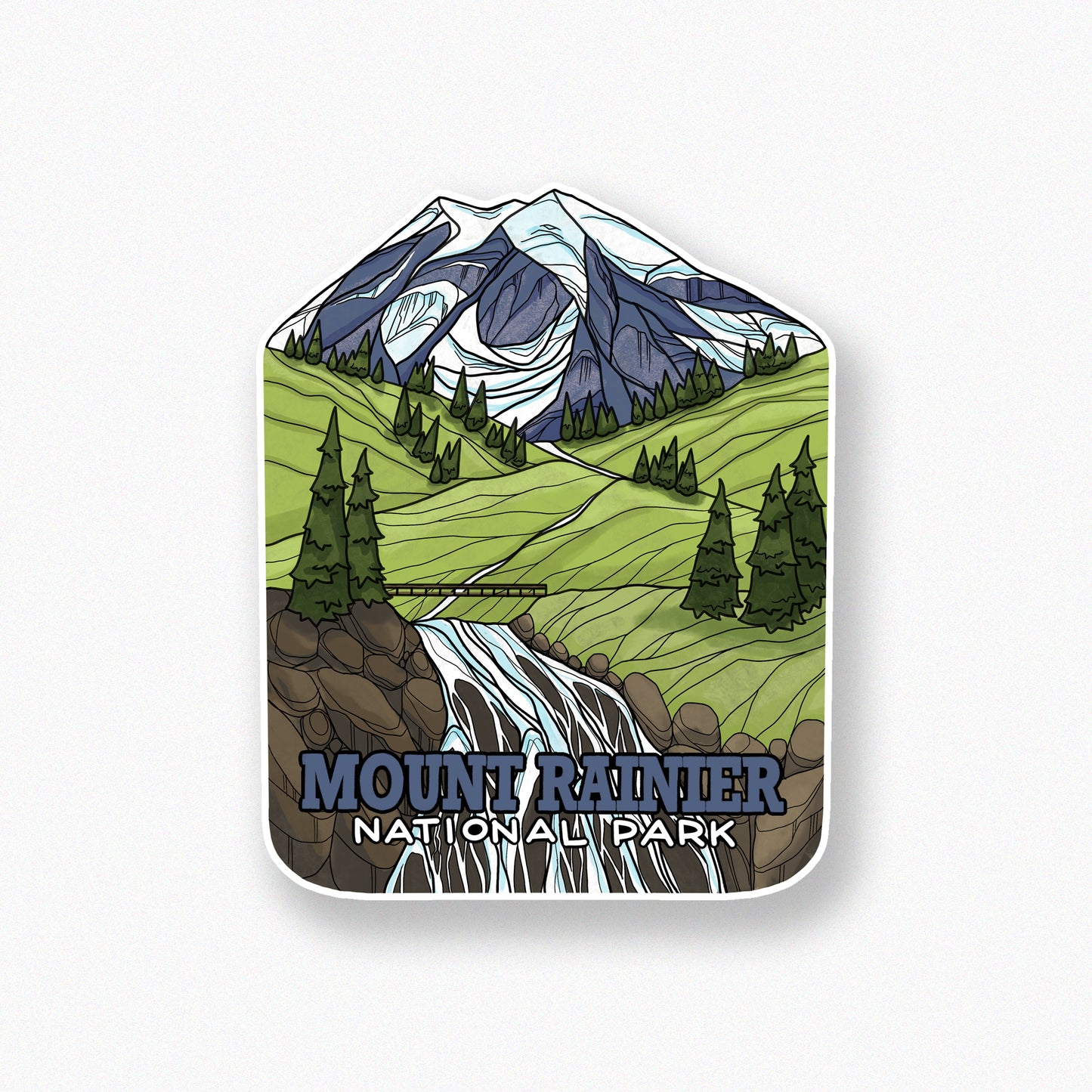 Mount Rainier National Park sticker