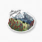 Mount Rainier Wildflowers sticker