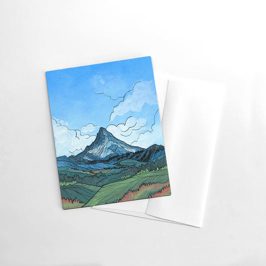 Mount Washington greeting card