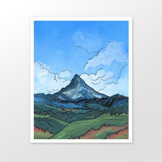 Mount Washington art print