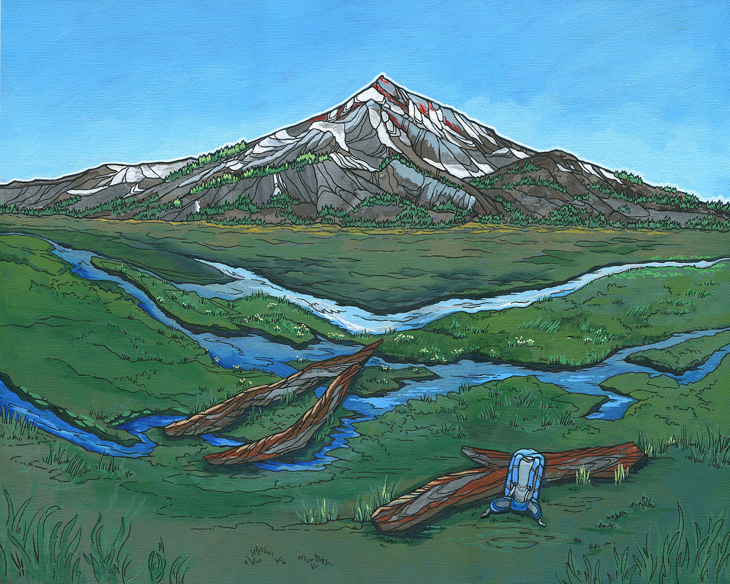 Mountain View original artwork