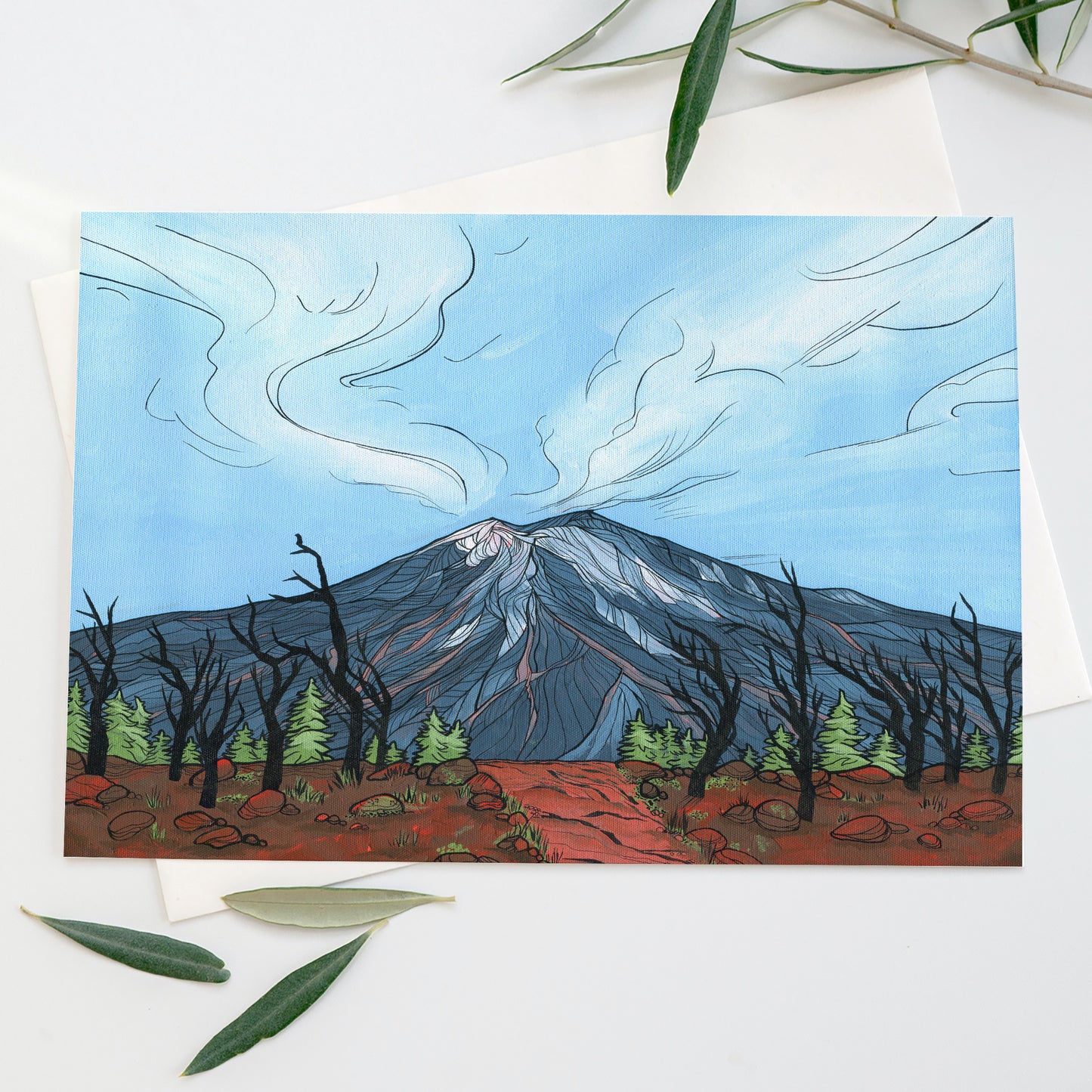 Mount Bachelor in Summer art print