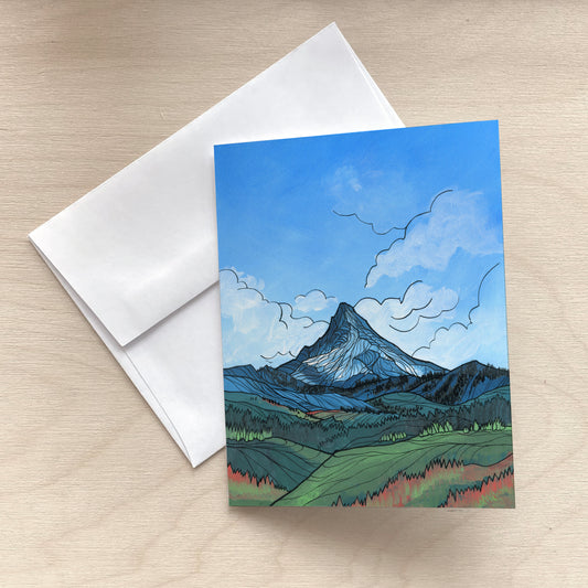 Mount Washington greeting card