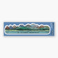Olympic Mountains long sticker