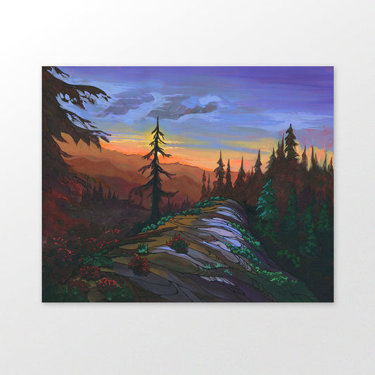 Ridgeline Sunset art print
