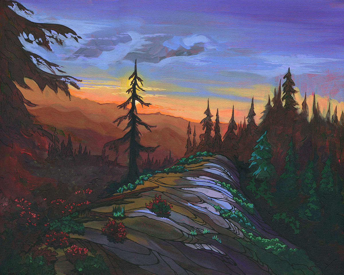 Ridgeline Sunset art print