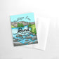 River Pup greeting card