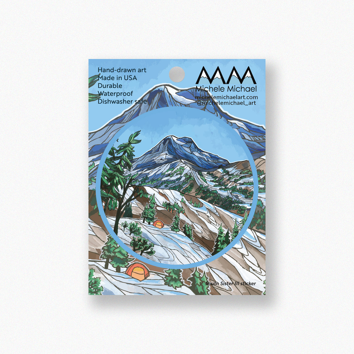 South Sister III sticker