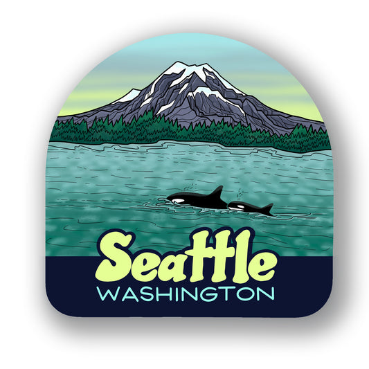 Seattle Orcas sticker