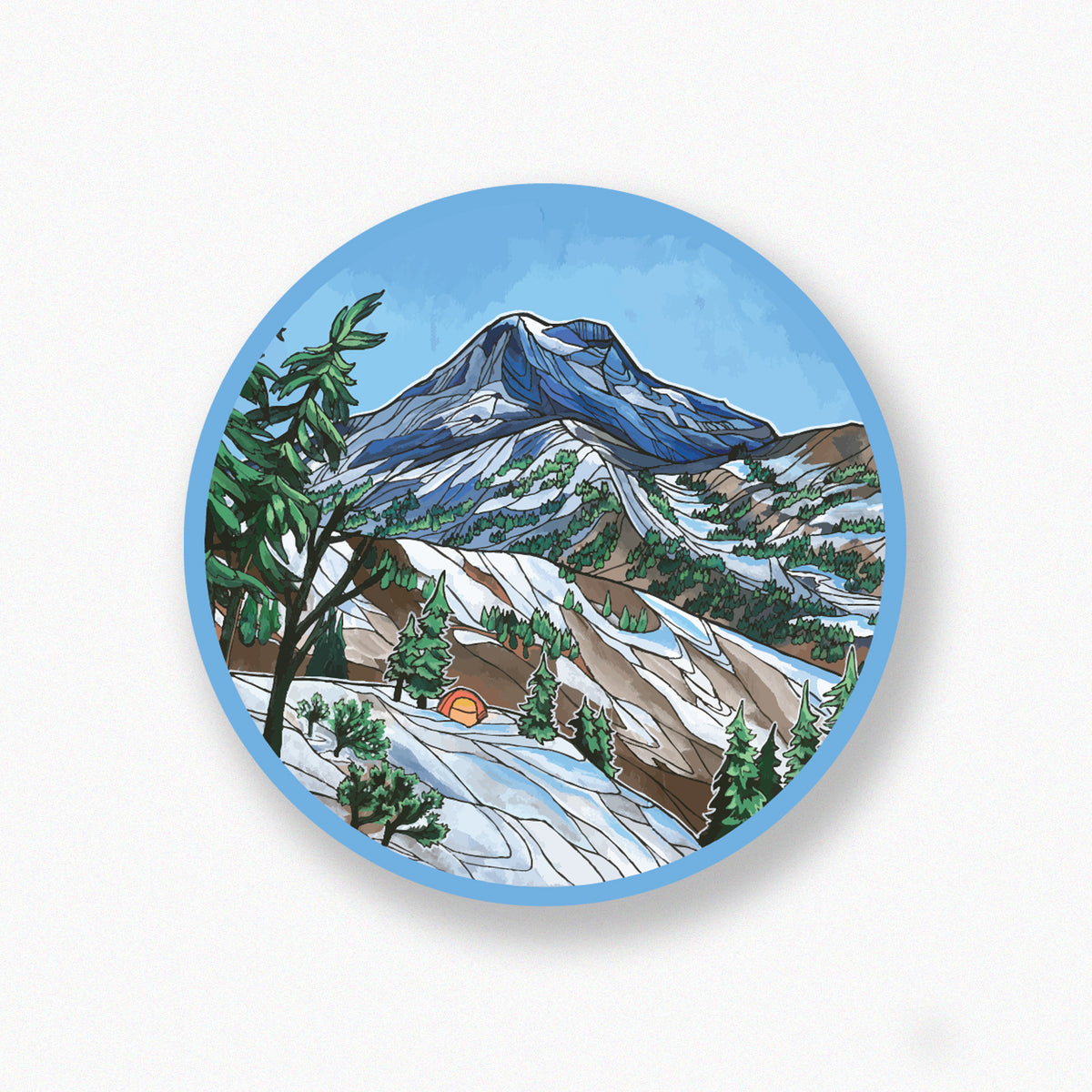 South Sister III sticker