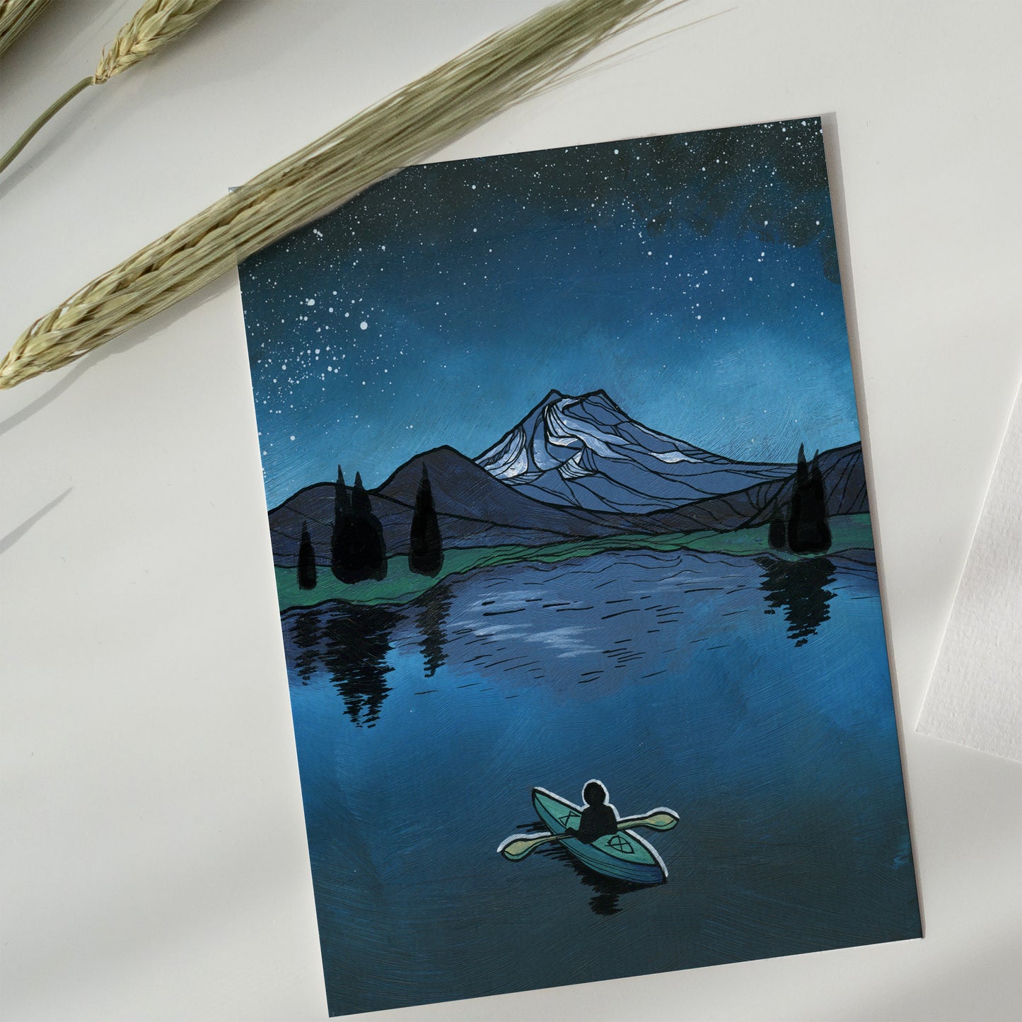 Sparks Lake Kayak art print