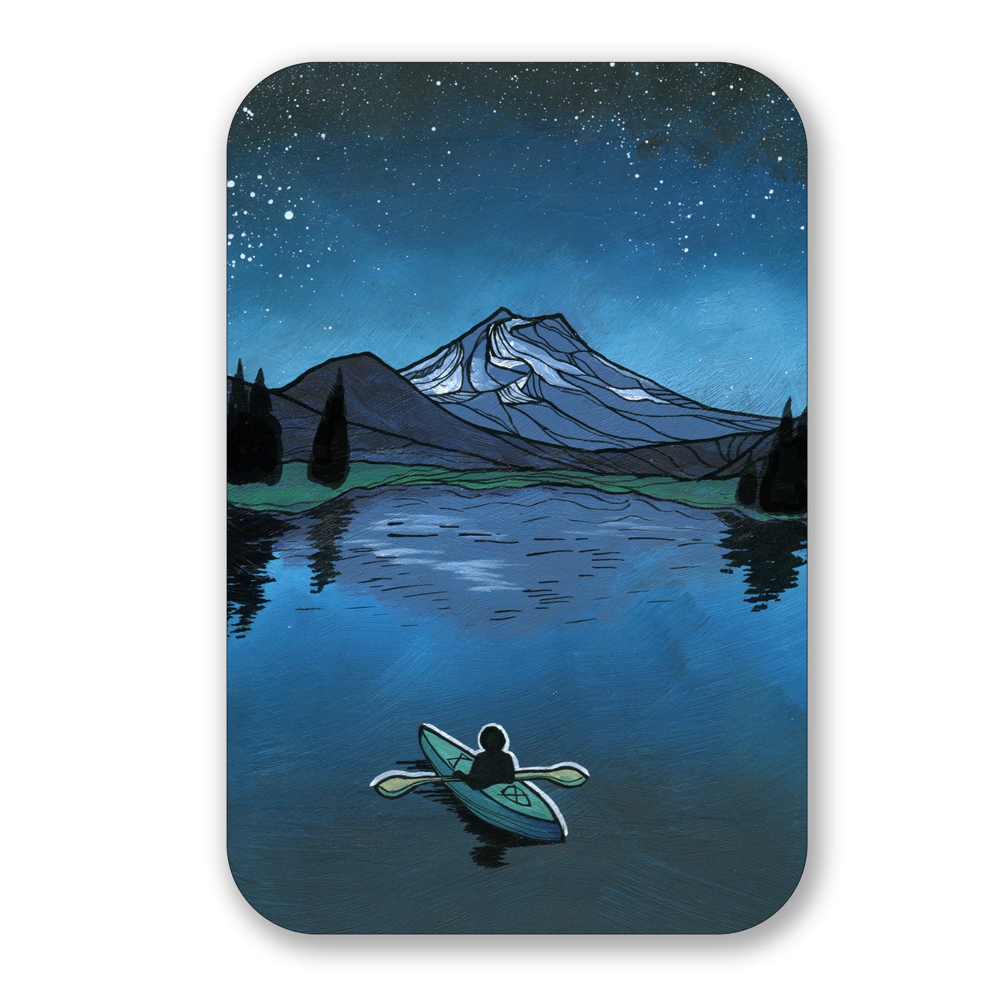 Sparks Lake Kayak sticker