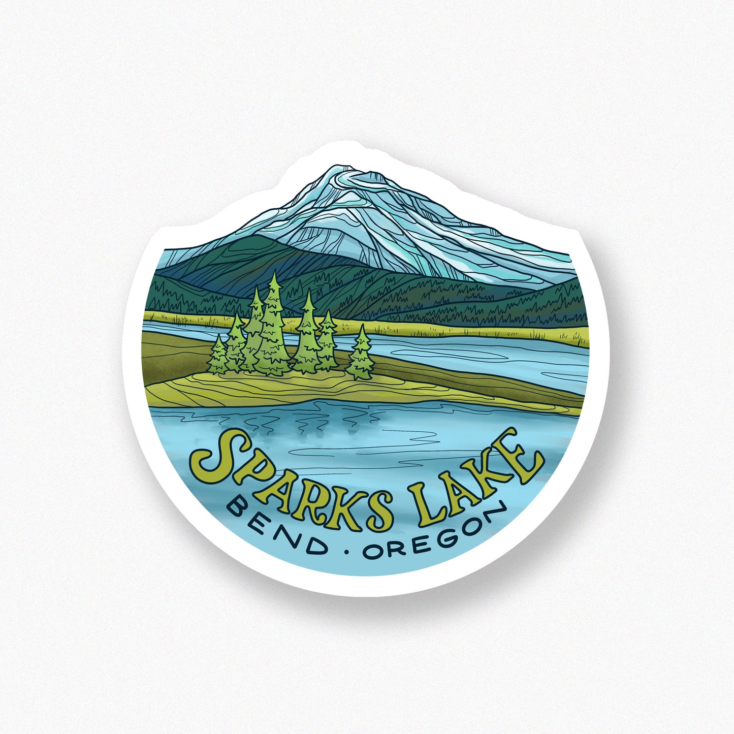 Sparks Lake sticker