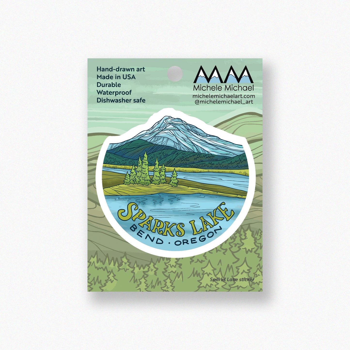 Sparks Lake sticker