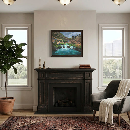 Steelhead Falls original artwork