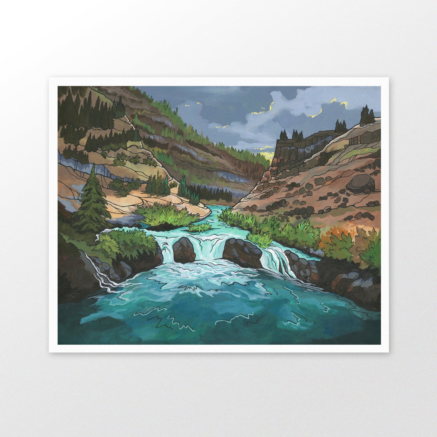 Steelhead Falls art print