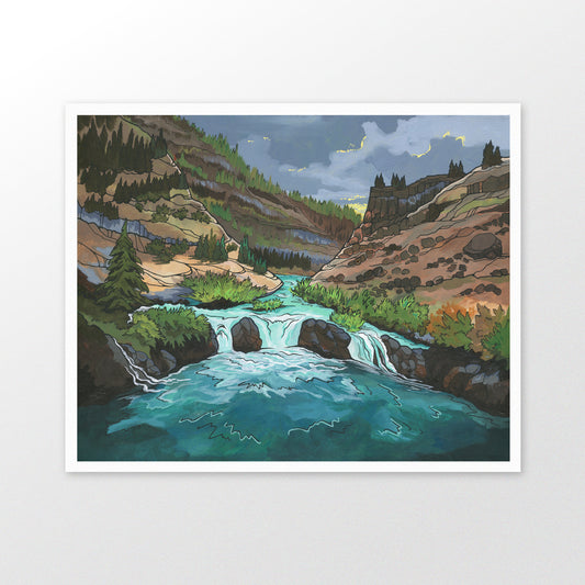 Steelhead Falls art print
