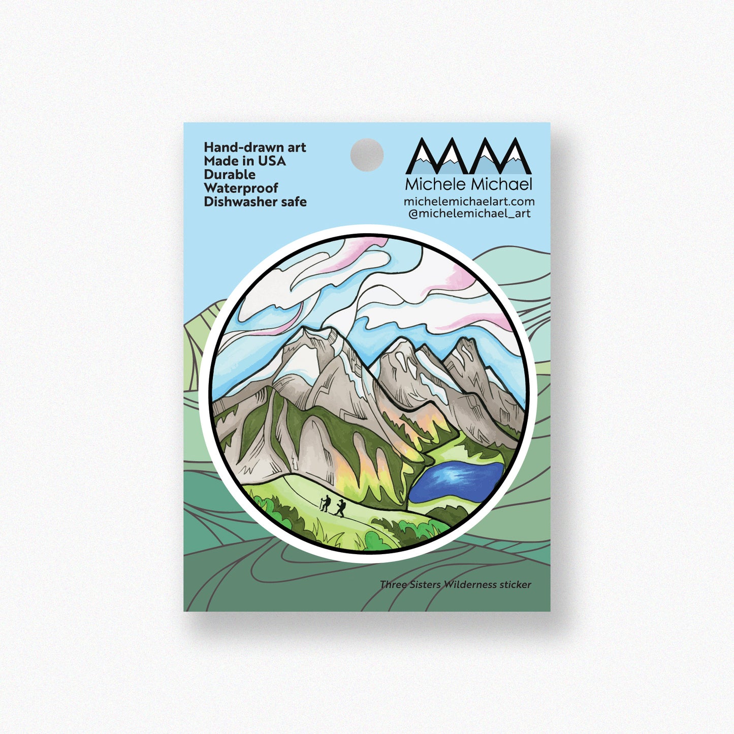 Three Sisters Wilderness sticker